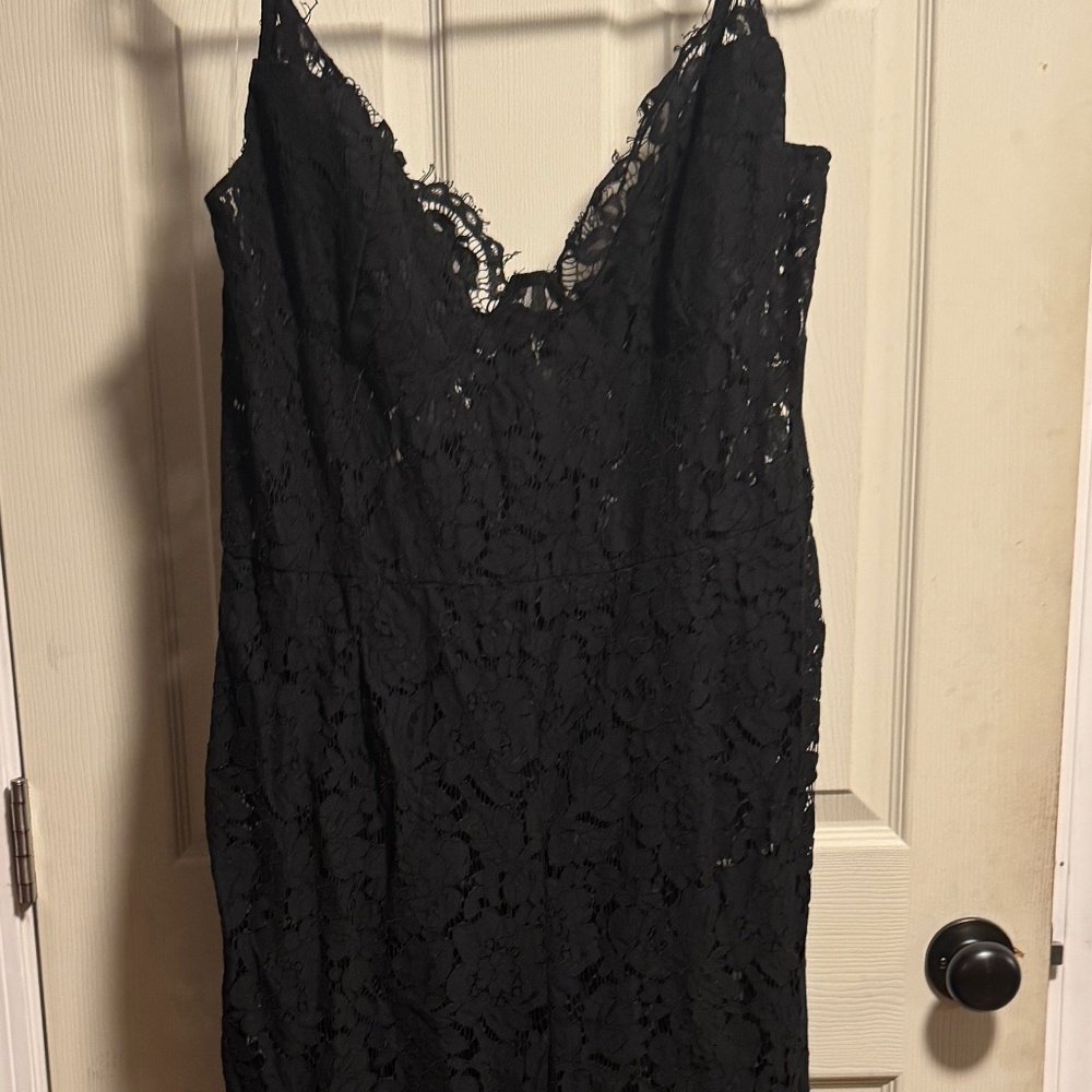 Black Lace Jumpsuit